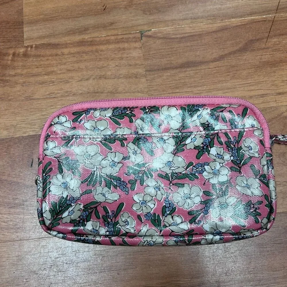 Cath Kidston Womens Floral Mini Lozenge Wallet Pouch Mayfield Blossom Pink